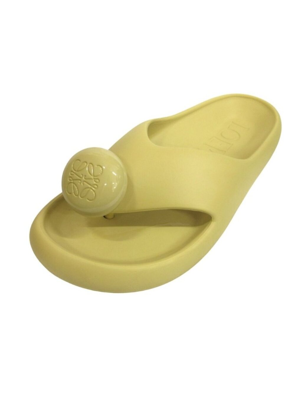 Loewe Formslide Pebble Thong Sandals Shoes Anagram 43 Beige